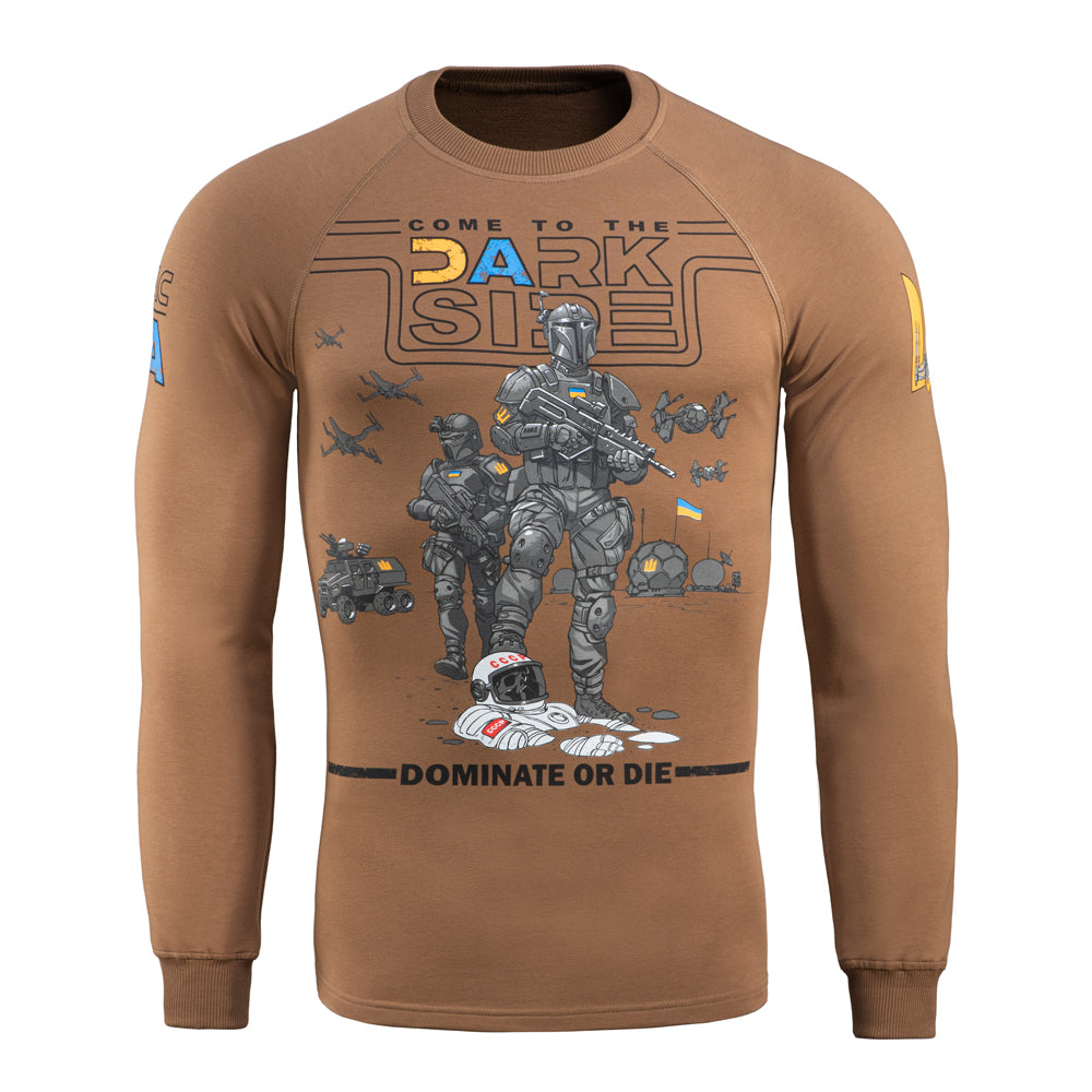 M-Tac Raglan Sleeve T-Shirt UA Side in Coyote Brown, alternate view 3