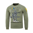 M-Tac Raglan Sleeve T-Shirt UA Side in Light Olive, alternate view 12