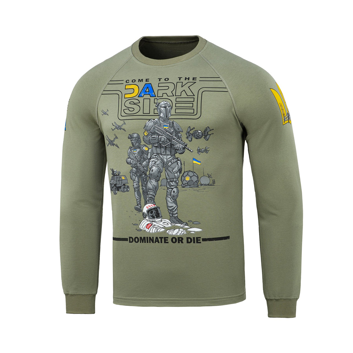 M-Tac Raglan Sleeve T-Shirt UA Side in Light Olive, alternate view 12