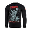 M-Tac Raglan Freedom in Black