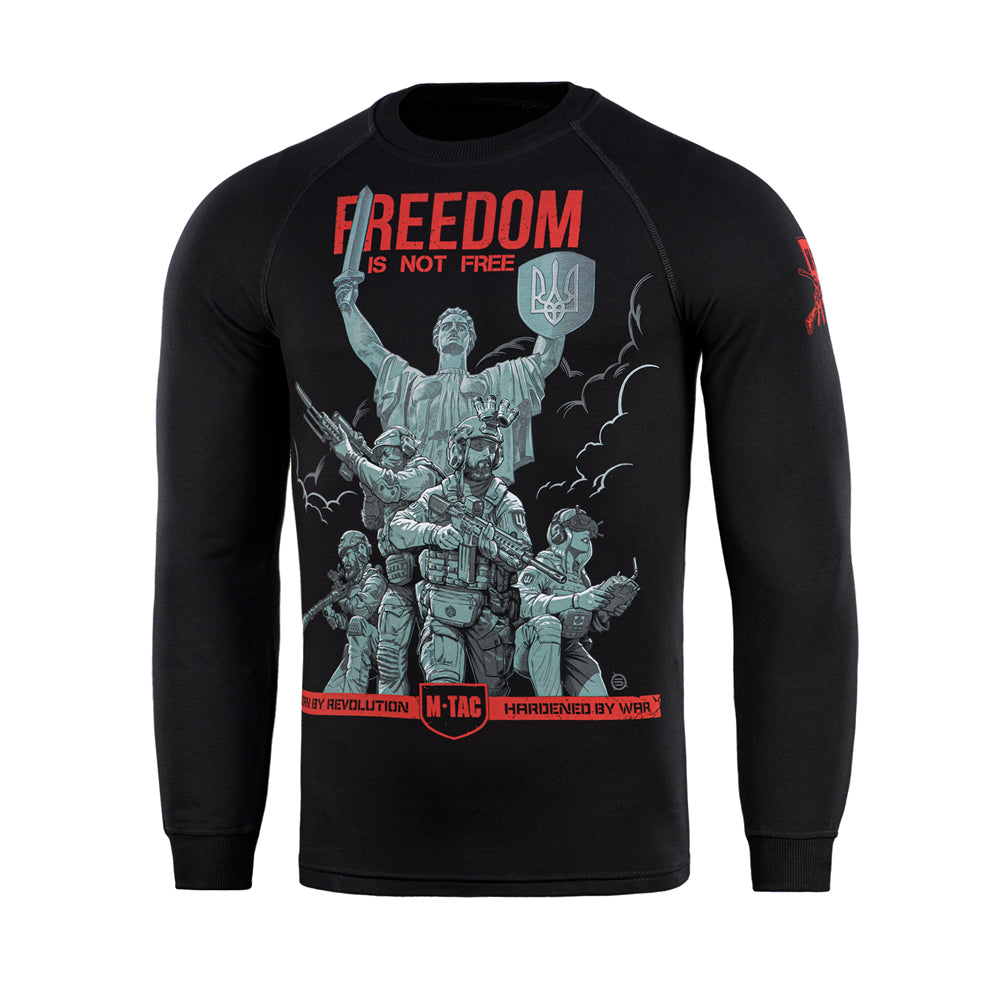 M-Tac Raglan Freedom in Black