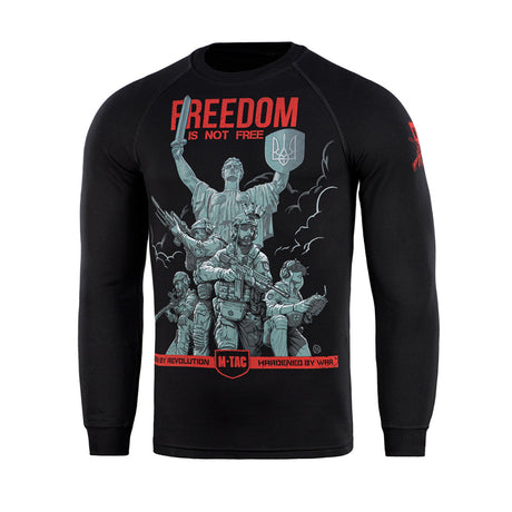 M-Tac Raglan Freedom in Black, alternate view 2
