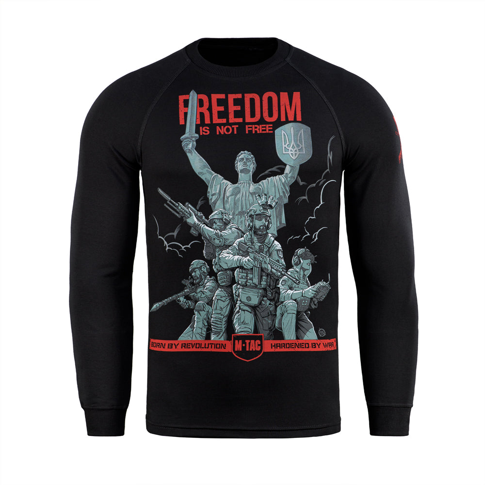 M-Tac Raglan Freedom in Black, alternate view 4
