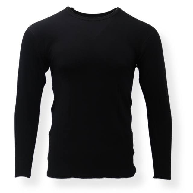 Heavy-Weight Cotton Crew Neck Thermal Top -9 Oz, Medium Long