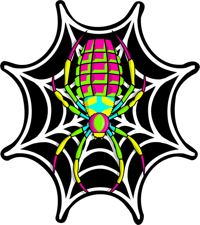Tactical Gear Junkie Charlotte's Spider Web 3 Inch Sticker