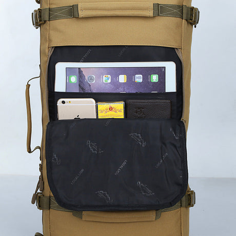 Raven Supply 50L Tactical Backpack in Camo Sand, alternate view 2