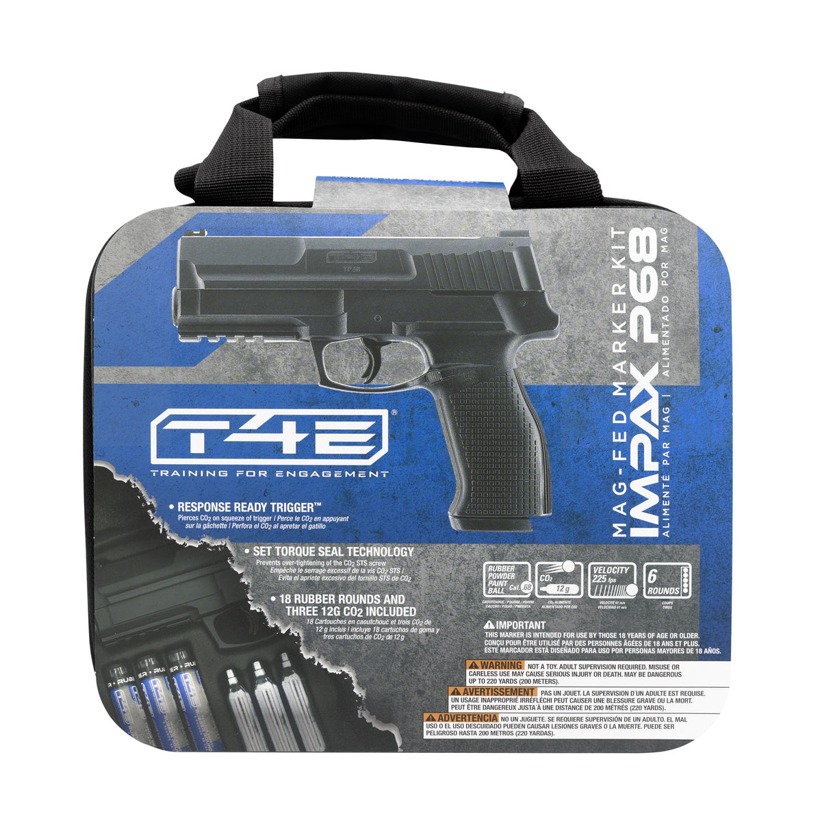 T4E IMPAX P68 Paintball Pistol – .68 Cal