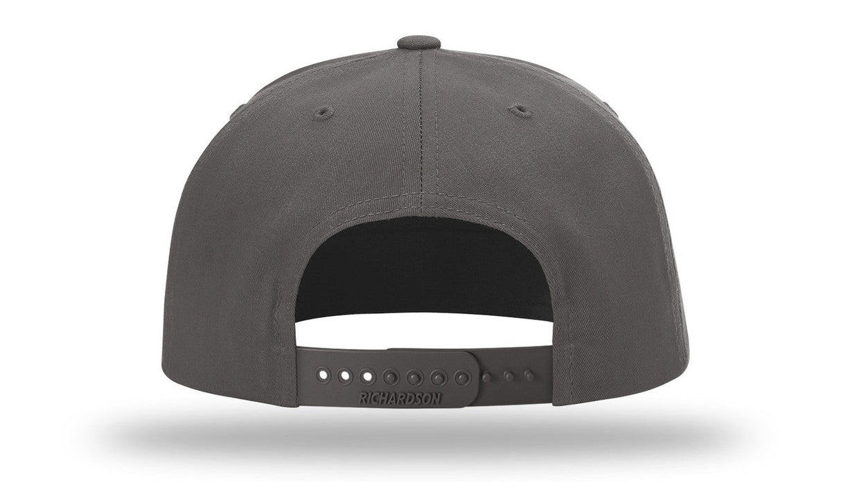 DA Puff 5-Panel Snapback Hat Charcoal, alternate view 3