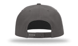 DA Puff 5-Panel Snapback Hat Charcoal, alternate view 3
