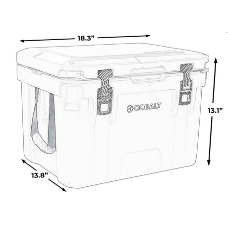 Glacière rotomoulée Cobalt 25 Quart Super Cooler