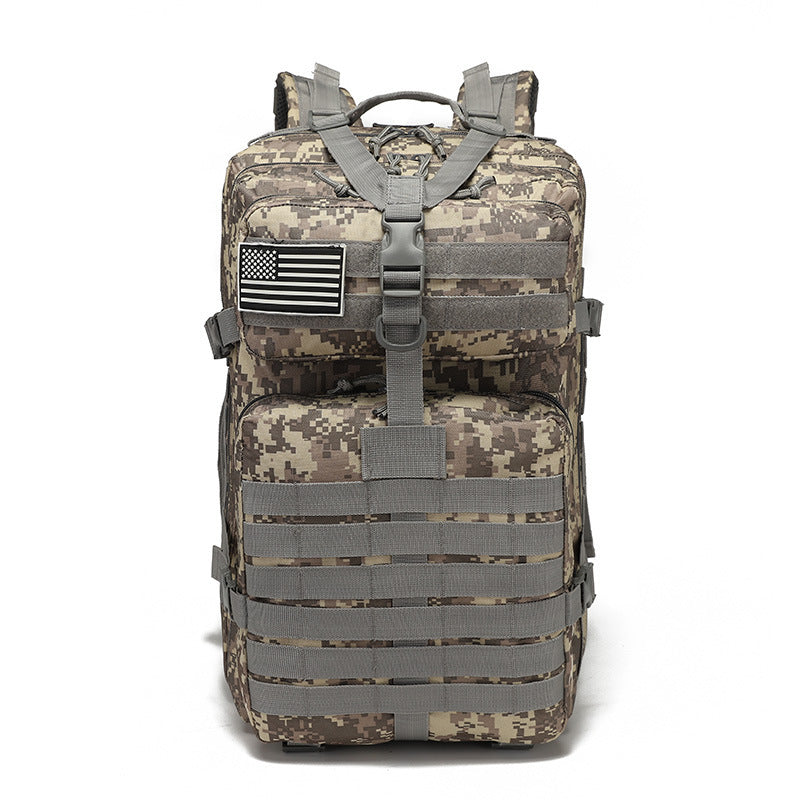 Military Tactical Backpack - Durable Tactical Gear for Outdoor Adventures in Military green, alternate view 4