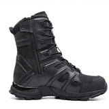 Raven Supply Black Leather Combat Boots in 11, alternate view 6