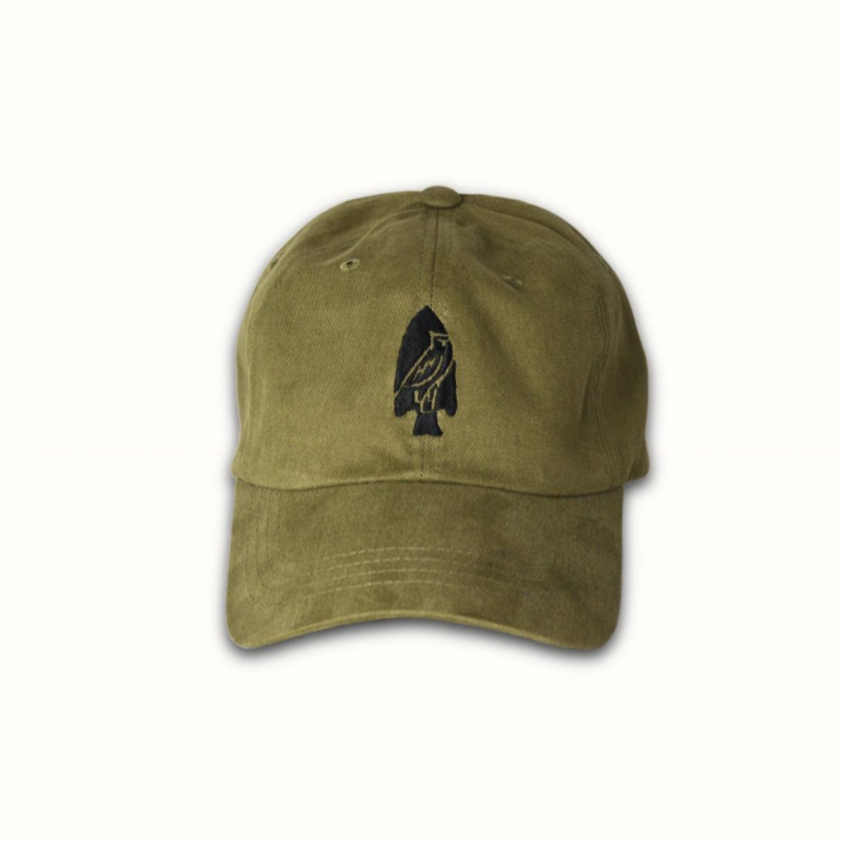 Ex Umbris Designs Arrowhead Embroidered Hat in Loam - Solid, alternate view 8