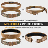 Raven Supply MOLLE Battle Belt with Quick-Release Buckle in Black, alternate view 3