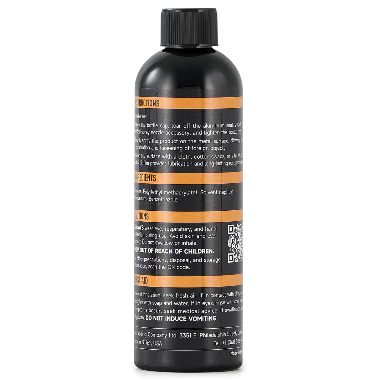 3 in 1 Gun Cleaning Kit with 8 fl oz Fine Mist Sprayer & 1 fl oz Needle Oiler, alternate view 2