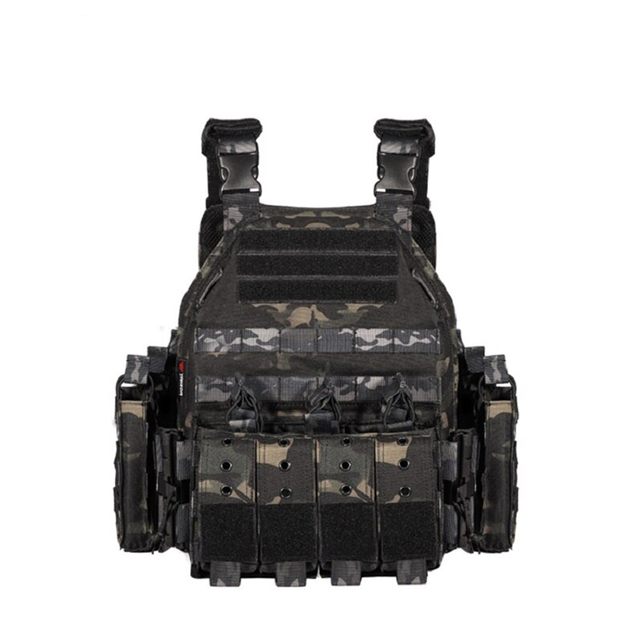 Raven Supply Expandable Adjustable Tactical Vest in Dark Camo