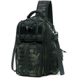 Raven Supply Military Tactical Sling Bag in Dark Camo
