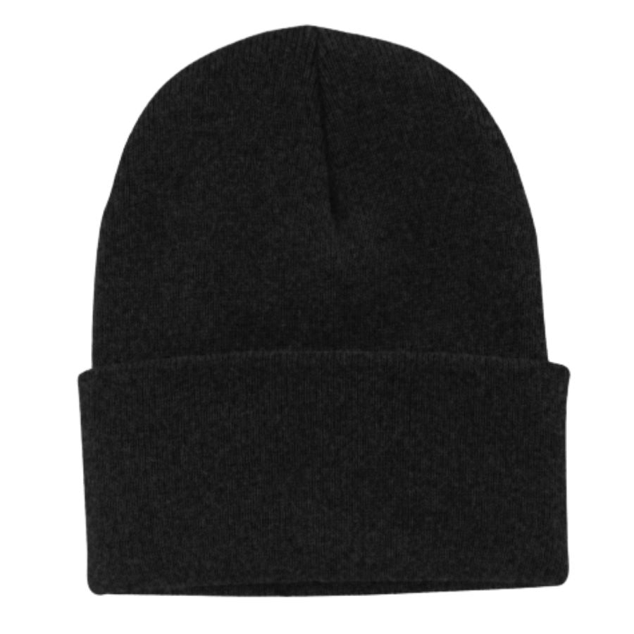 Fine Knit Watch Cap in Dark Gray, alternate view 8