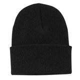 Fine Knit Watch Cap in Dark Gray, alternate view 8