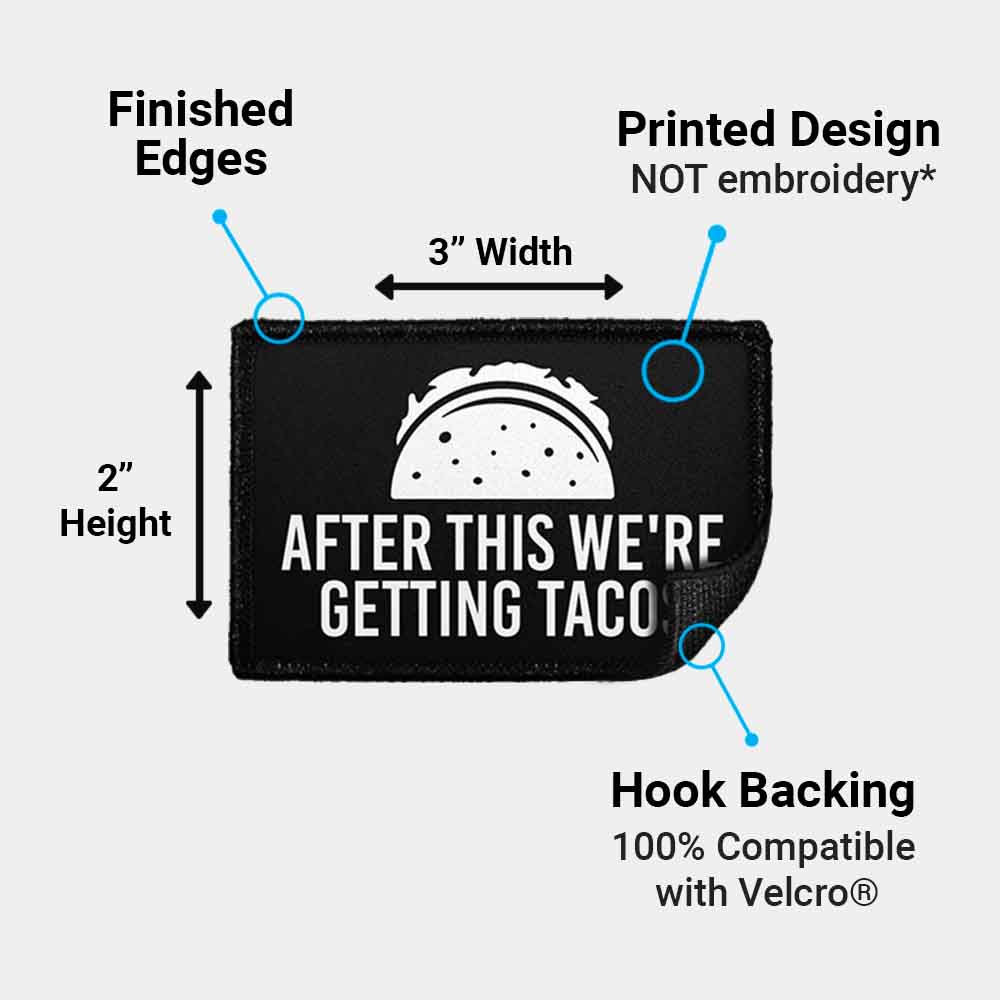 American Flag - Black and White - Distressed - Patch, alternate view 2