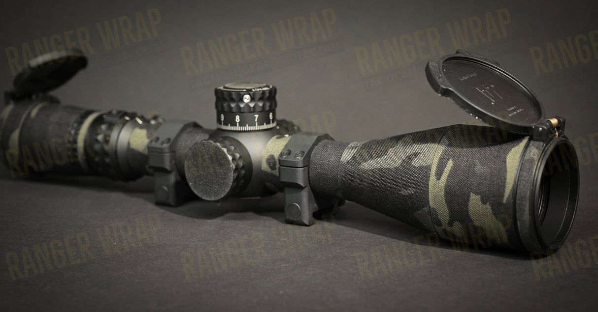 Nightforce NX8 - 4-32x50mm F1 - Optic Wrap in Cordura Fabric in Desert Tiger Stripe, alternate view 3