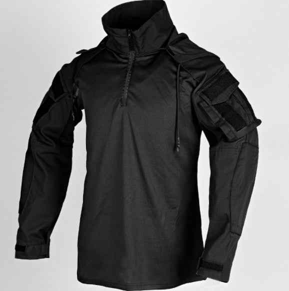 Tactical Frog Suit Durable Outdoor Apparel for Versatile Use in Black, alternate view 3