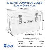 Cooler Roto-Moldado Série Companion de 30 Quartos