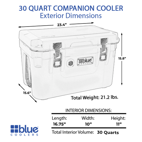 Glacière rotomoulée 30 Quarts Companion Series