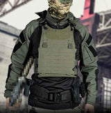 Tactical Frog Suit Durable Outdoor Apparel for Versatile Use in Black, alternate view 2