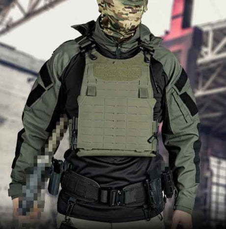 Tactical Frog Suit Durable Outdoor Apparel for Versatile Use in Black, alternate view 2