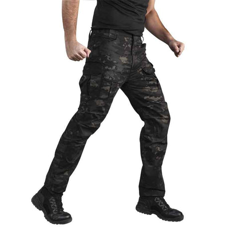 City Tactical Pants in Black camouflage, alternate view 2