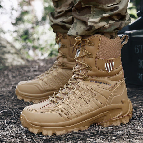 Raven Supply Waterproof Tactical Boots in Sand color, alternate view 2