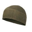 Grid Fleece Beanie Cap in Olive Drab