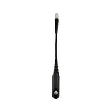 Velcro Tactical Mic & Earpiece Braided Fiber Kit w/ Quick Disconnect (Hirose) - BaoFeng: UV9G, UV9R, UV9R Plus, UV9R Pro, BF-A58, BF-558, BF-N9, UV-XR, GT-3WP, BF-9700, UV-5S, BF-R760, UV-82WP