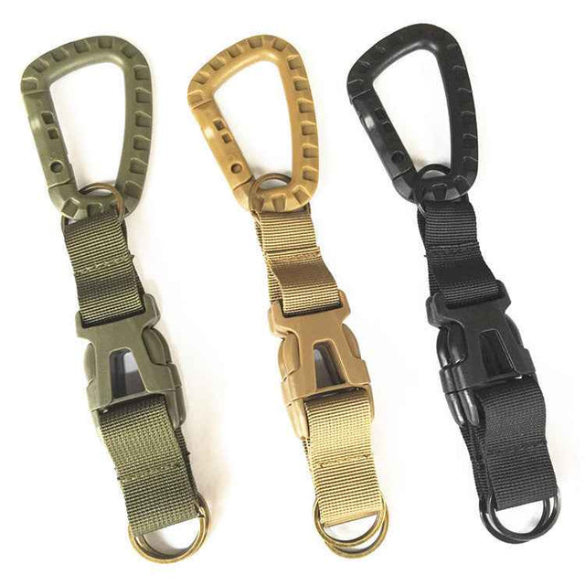 Raven Supply Backpack Keychain with Belt Clip in Army Green