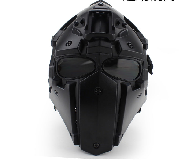 Raven Supply Ronin-Style Tactical Helmet in Earth yellow, alternate view 4