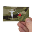 Patch Panel Blackbeard Flag laser cut patch in Multicam with Full Colour reflective base