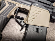 EMF100 Sting-Ray Extended Mag Release – HR Tactical Red — alternate view 2