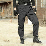 Tactical Pants Camouflage Pants Overalls in Black, alternate view 4