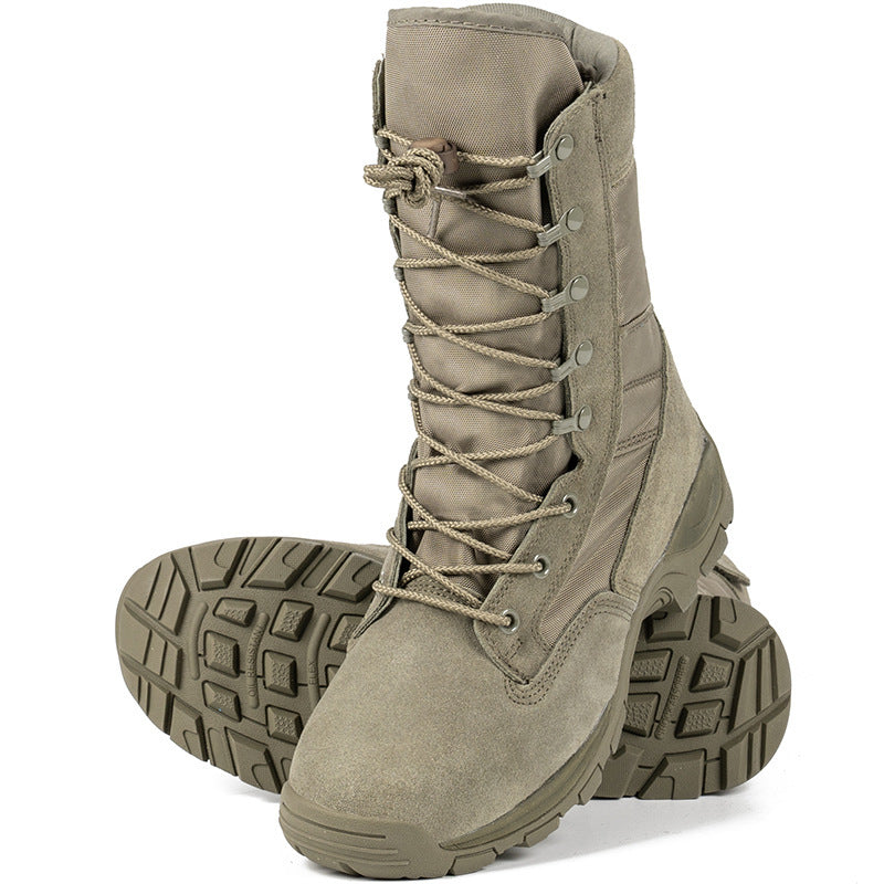 Raven Supply Lightweight Desert Combat Boots in Black, alternate view 2