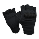 Guantes tácticos de medio dedo con nudillos duros