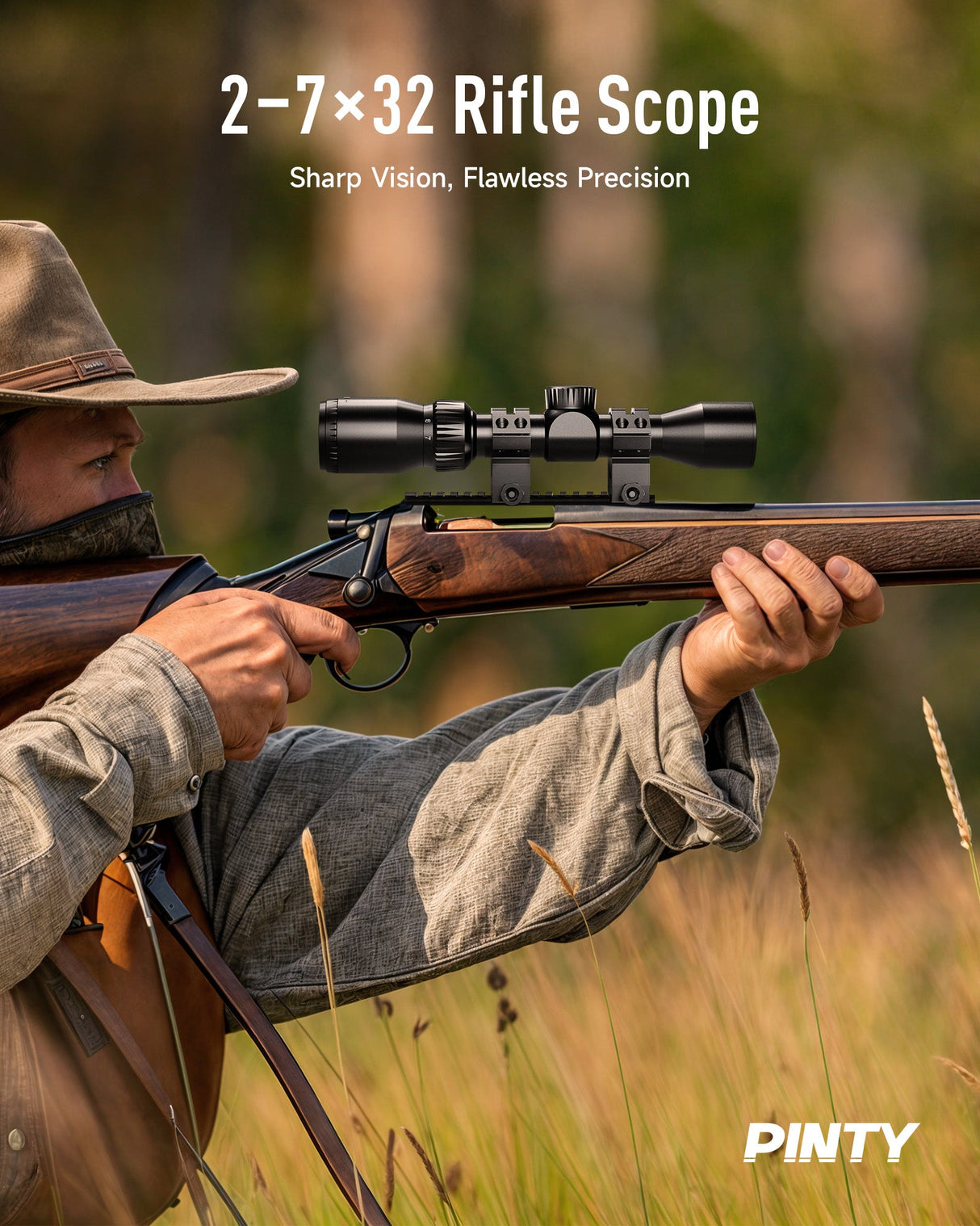 Pinty Nova 2-7x32 SFP Rifle Scope, alternate view 10