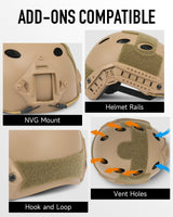 BJ Type Tactical Helmet compatible add-ons  
