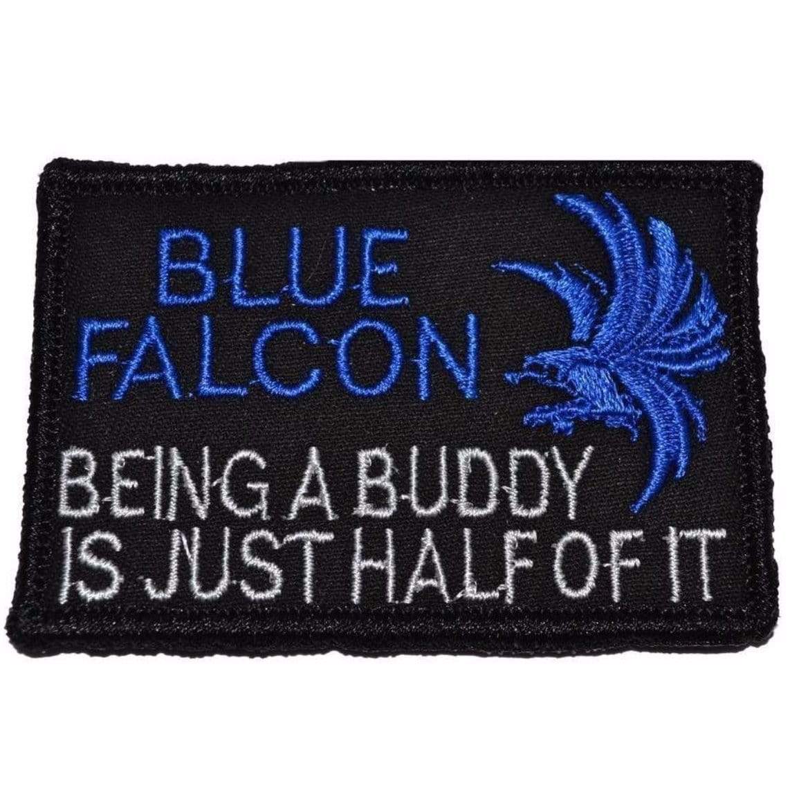Blue Falcon - 2x3 Patch in Black