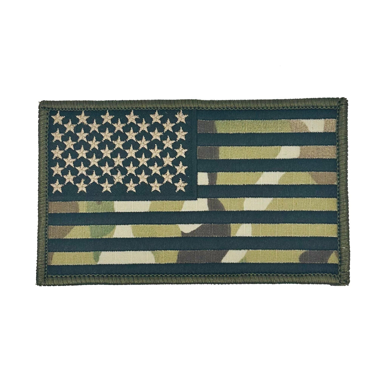 Large US Flag - 3x5 Patch - Multiple Colors in Multicam, alternate view 4