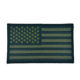 Large US Flag - 3x5 Patch - Multiple Colors in Olive Drab, alternate view 2