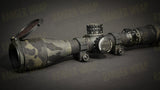 Nightforce NX8 - 4-32x50mm F1 - Optic Wrap in Cordura Fabric in Desert Tiger Stripe, alternate view 4