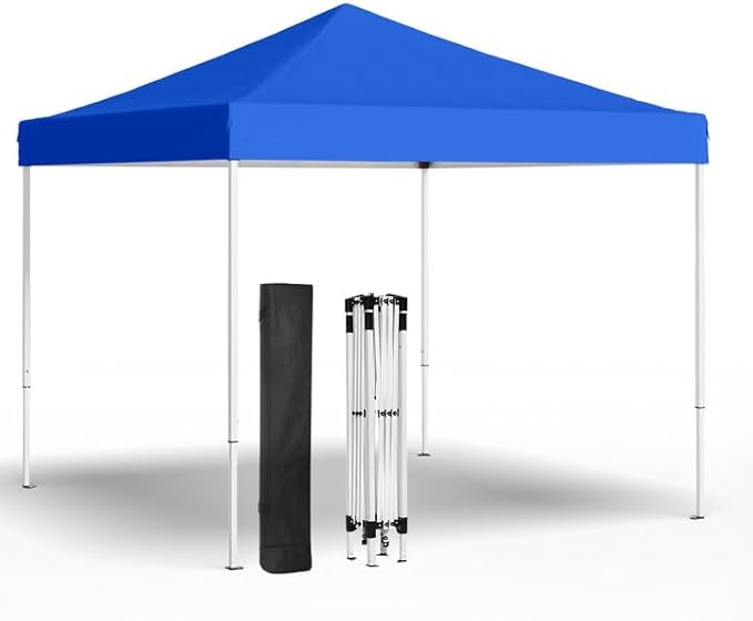 10x10ft Pop Up Canopy Tent,Heavy Duty Waterproof Folding Tent for Camping Parties Events Parties,Outdoor Canopy,Portable Sun