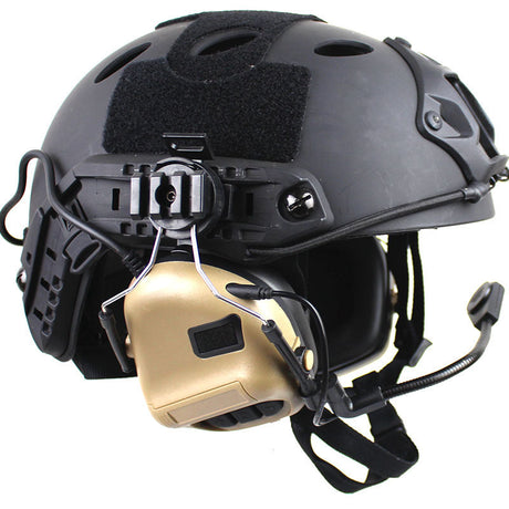 Raven Supply Five-Generation Tactical Headset in Sand color, alternate view 2