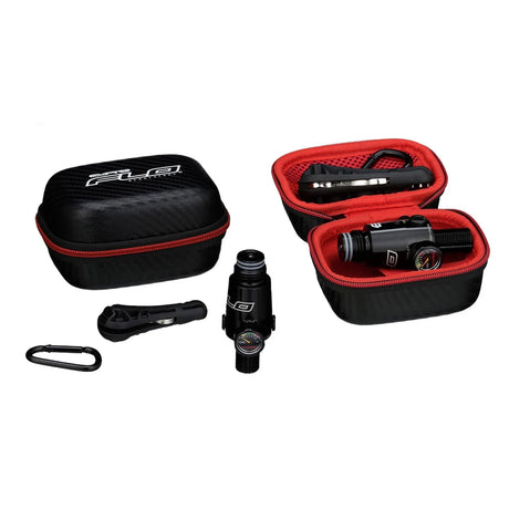 Empire FLO Pro Adjustable HPA Regulator with Case in Gold, alternate view 2